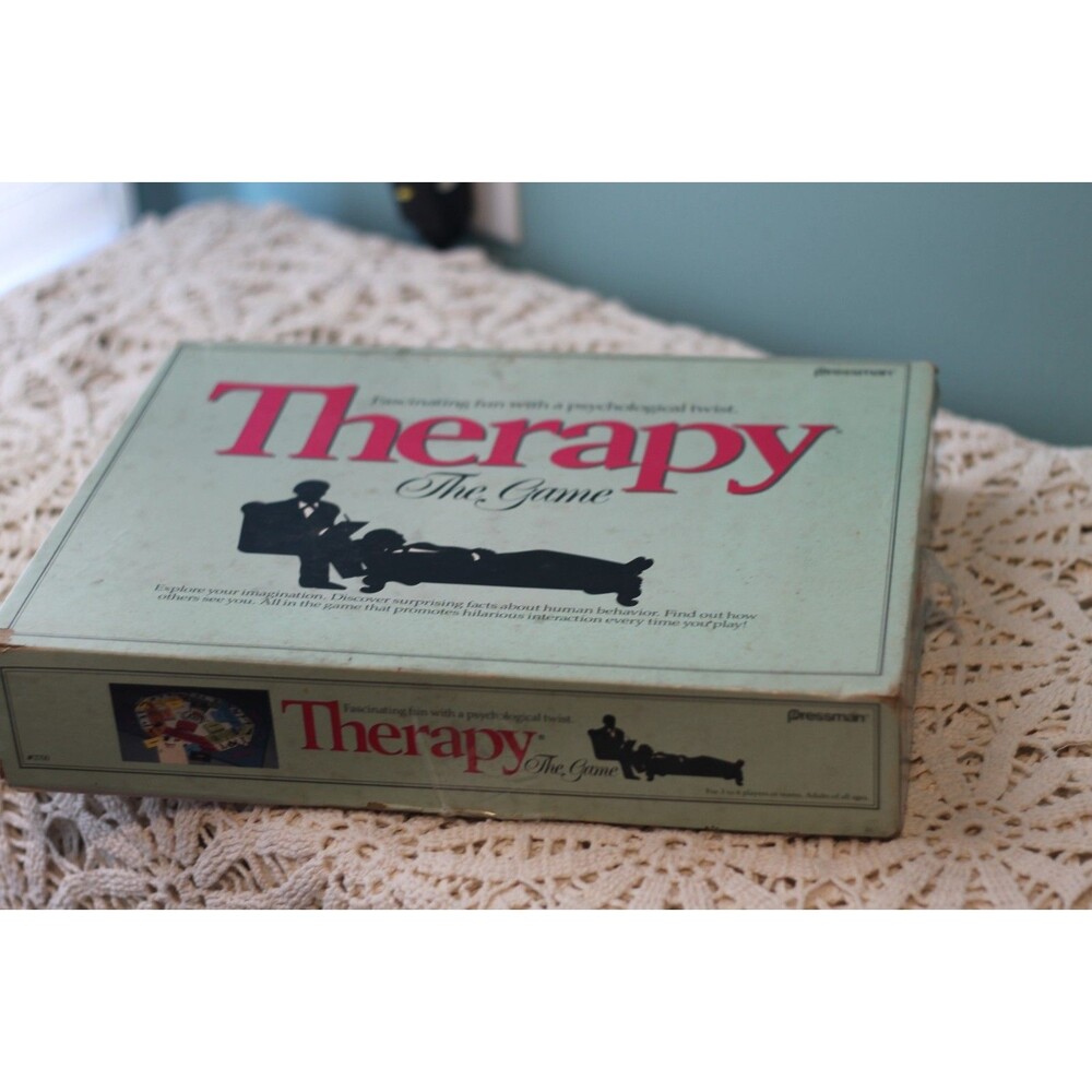 Vintage Therapy The Game Pressman 1986 Psychological Board Game Complete